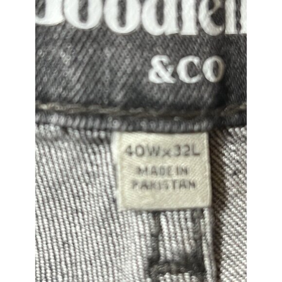 Goodfellow Jeans Mens Size 40x32 NWT black denim - Picture 14 of 16